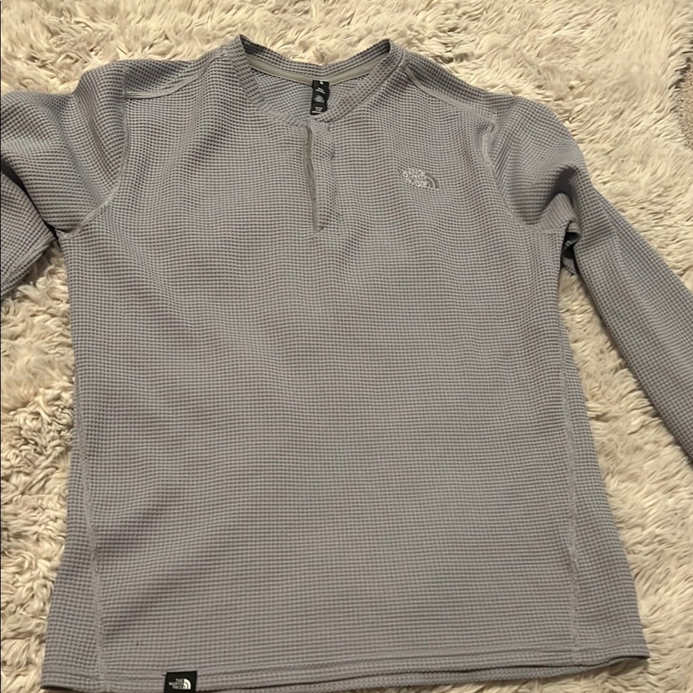 The North Face Gray Long Sleeve Shirt